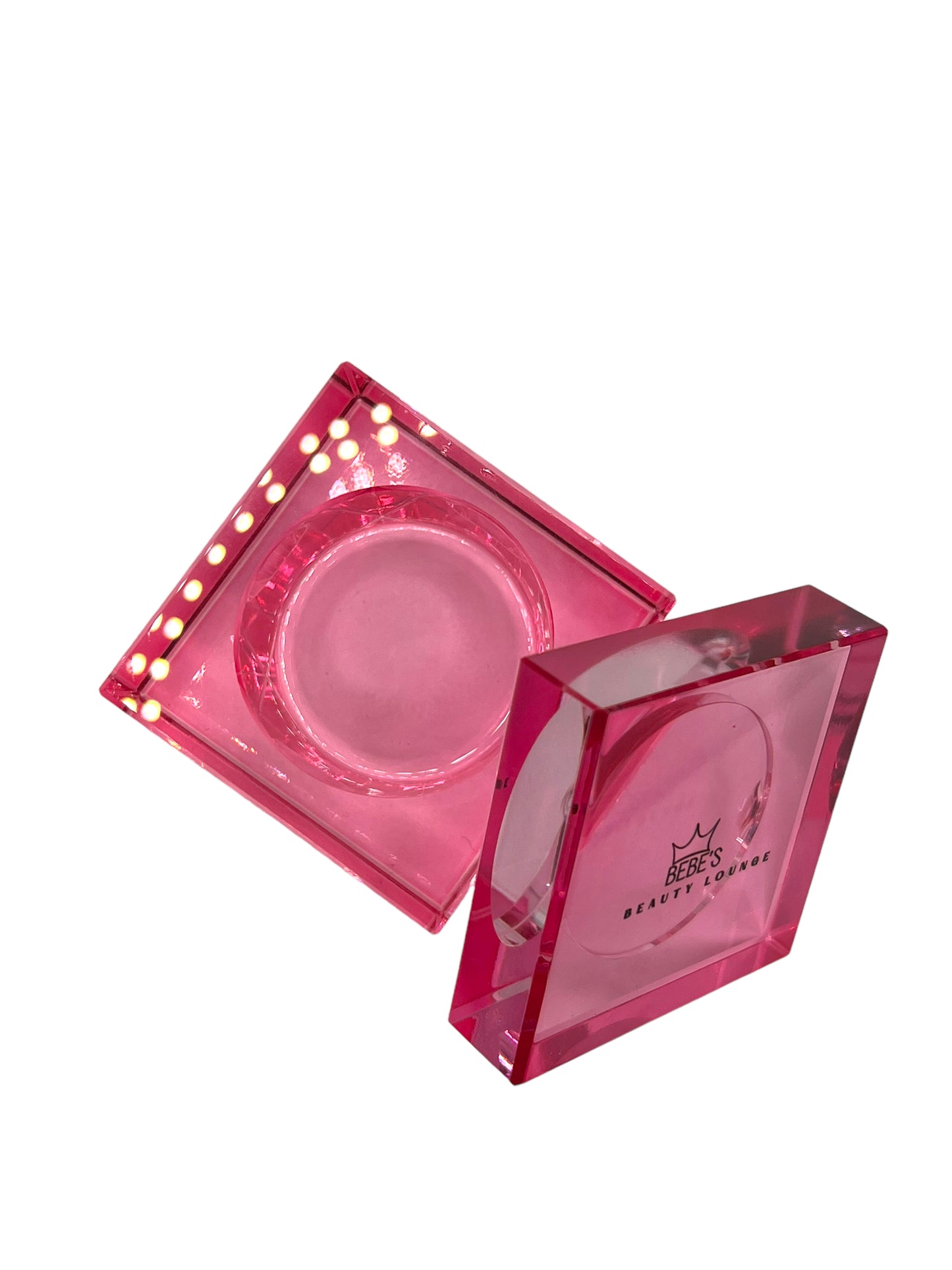 Bebe's Pink Acrylic Dish