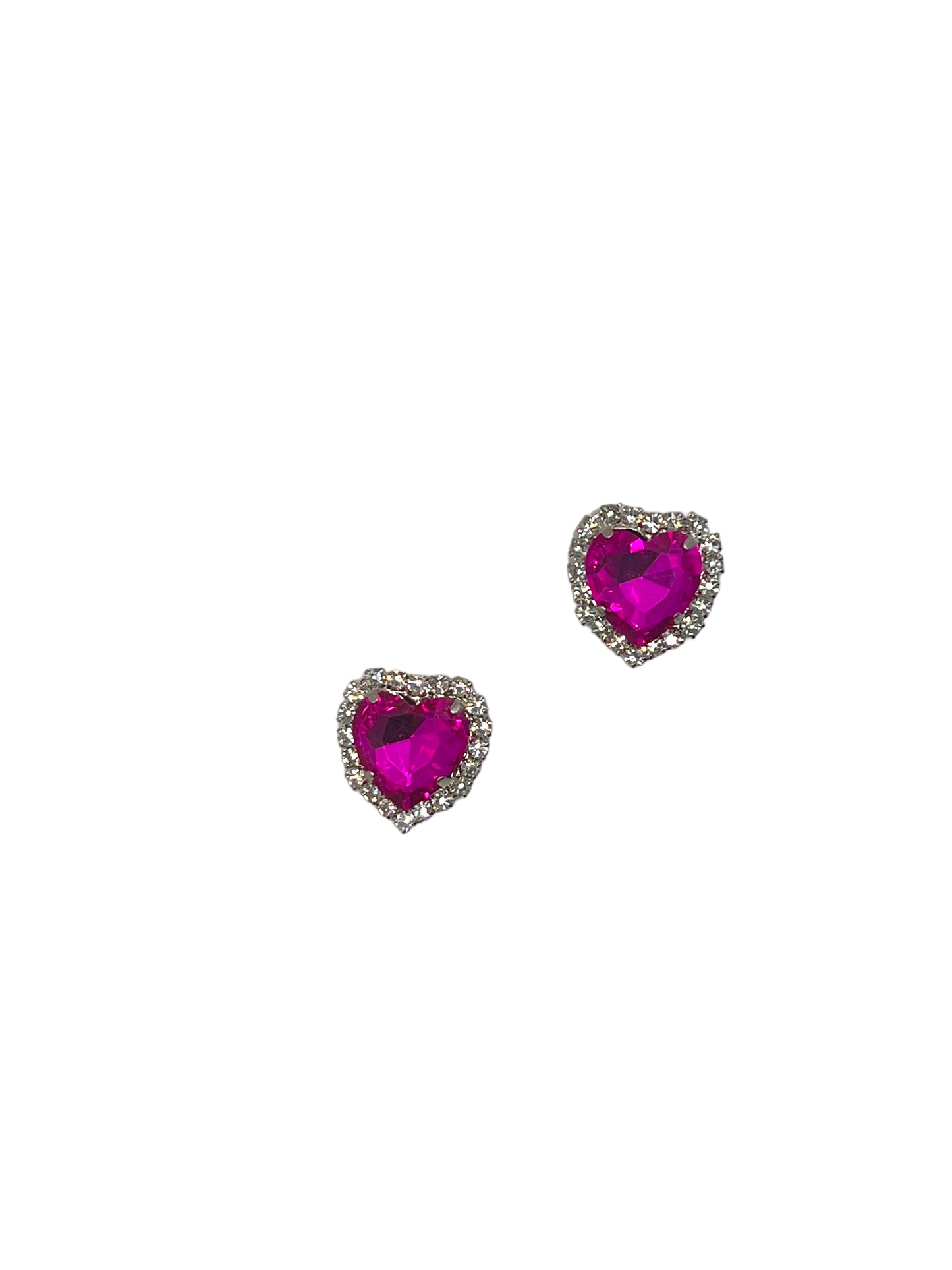 Pink Heart Rhinestones